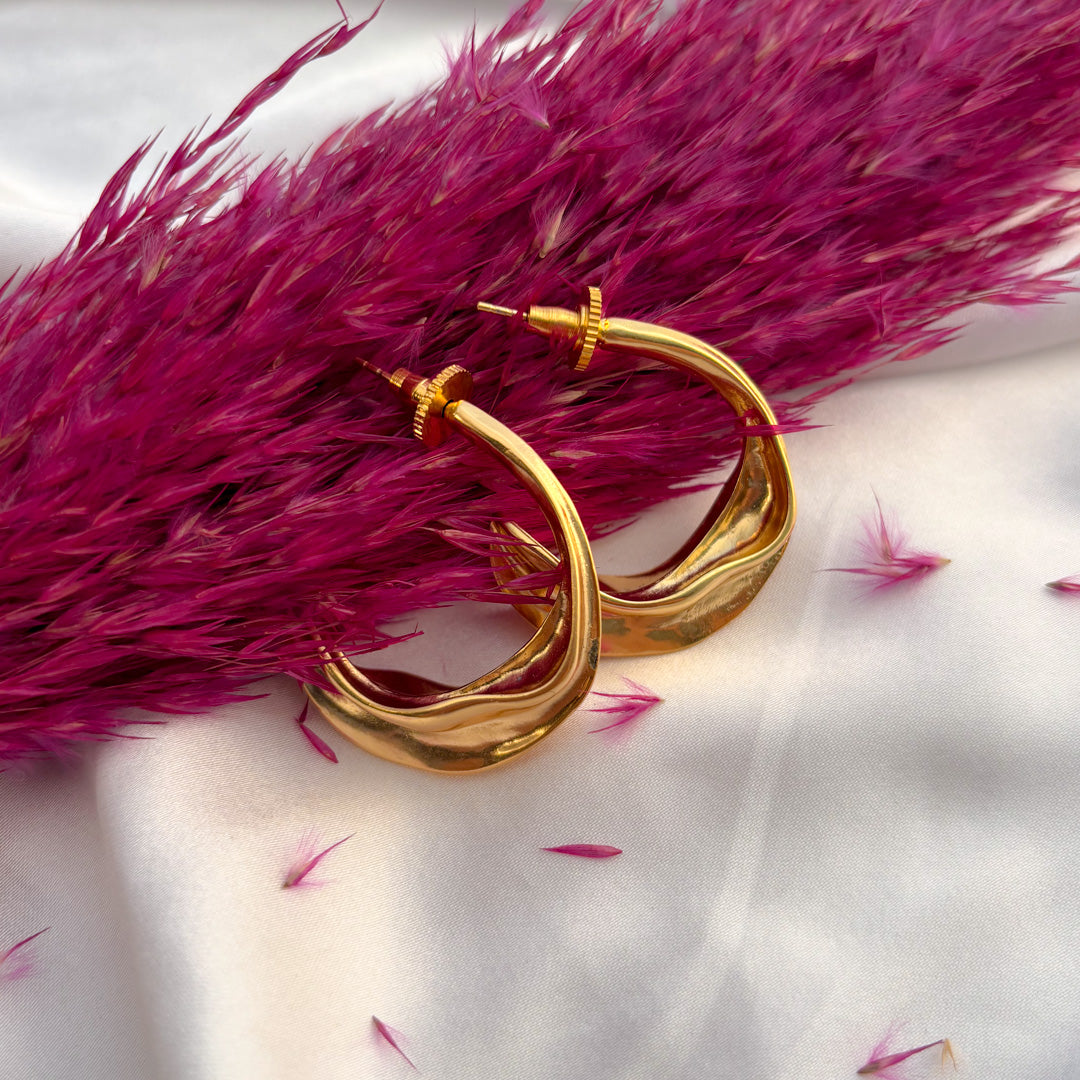 'Halo' Earrings | 18K Gold-Plated | Anti-Tarnish