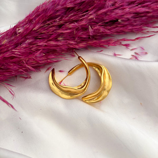 'Halo' Earrings | 18K Gold-Plated | Anti-Tarnish