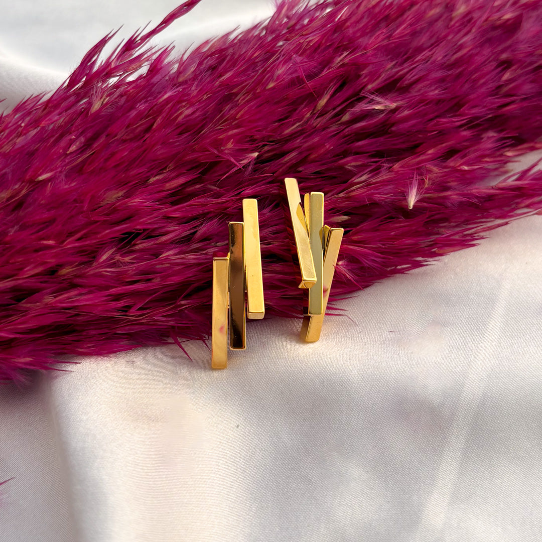 'Good Vibrations' Earrings | 18K Gold-Plated | Anti-Tarnish