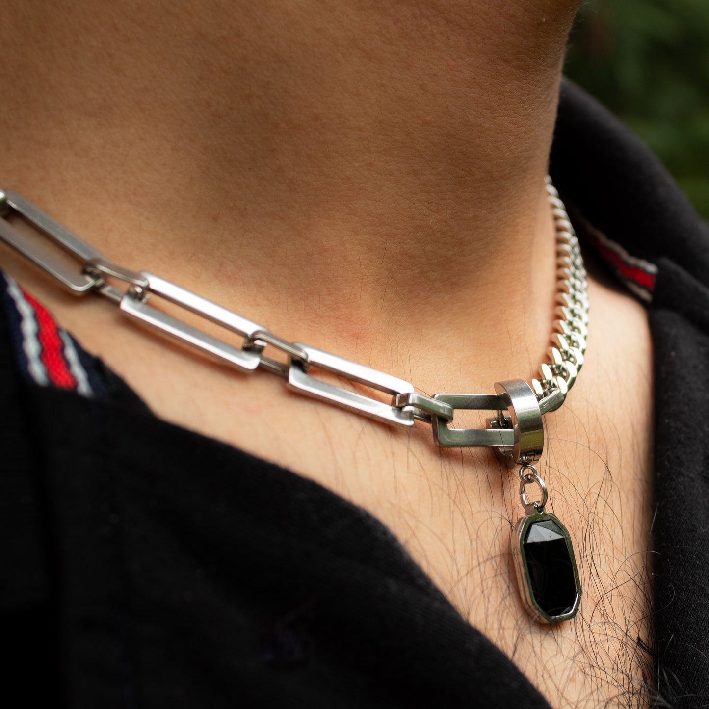 'Cheques' Necklace + Earring