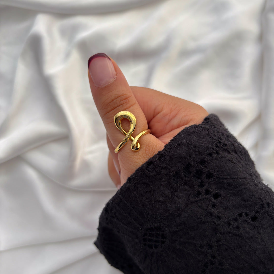 'I Wanna Dance With Somebody' Ring | 18K Gold-Plated | Anti-Tarnish