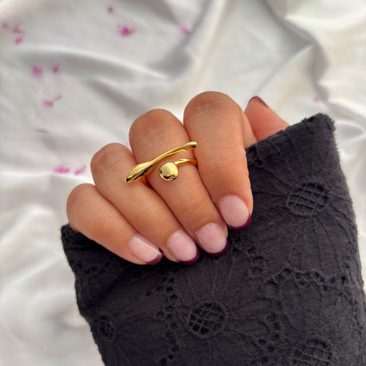 'Born To Run' Ring | 18K Gold-Plated | Anti-Tarnish