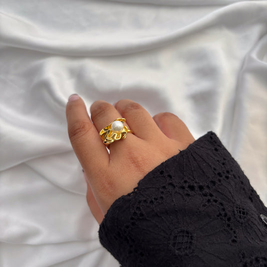 'Can't Stop The Feeling!' Ring | 18K Gold-Plated | Anti-Tarnish